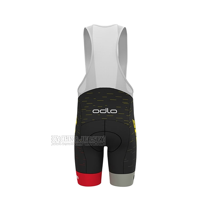 2022 Cycling Jersey Scott Sram Black Short Sleeve and Bib Short